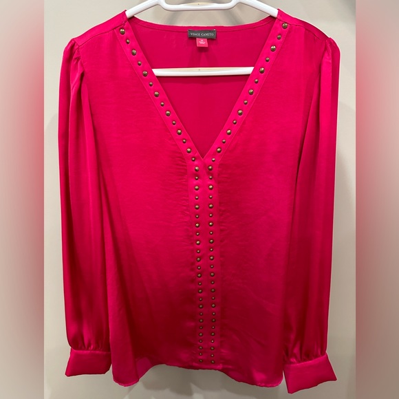 Vince Caputo Hot Pink Blouse - Picture 1 of 5